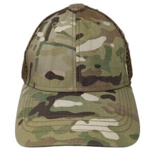 Condor Fitted Baseball Cap Multicolor XL Outdoor Vented Holes 6 Panel Camouflage